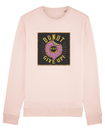 Donut never Give Up ! Bluză mânecă lungă Unisex Rise