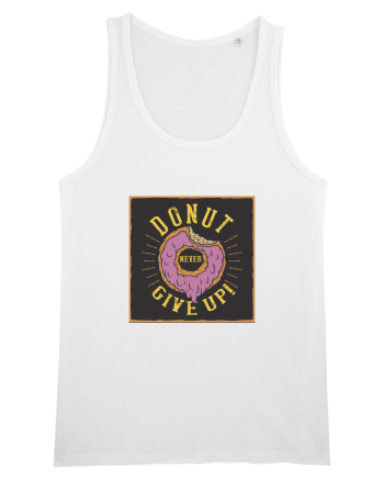 Donut never Give Up ! White