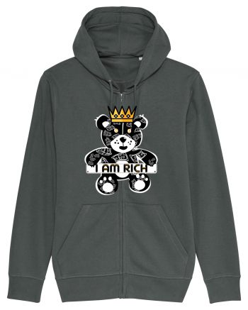 I Am Rich - Black Teddy Bear Anthracite