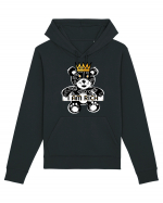 I Am Rich - Black Teddy Bear Hanorac Unisex Drummer