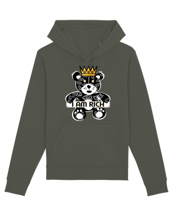 I Am Rich - Black Teddy Bear Khaki