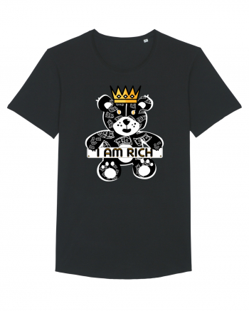 I Am Rich - Black Teddy Bear Black