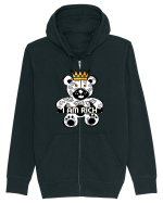 I Am Rich - White Teddy Bear Hanorac cu fermoar Unisex Connector