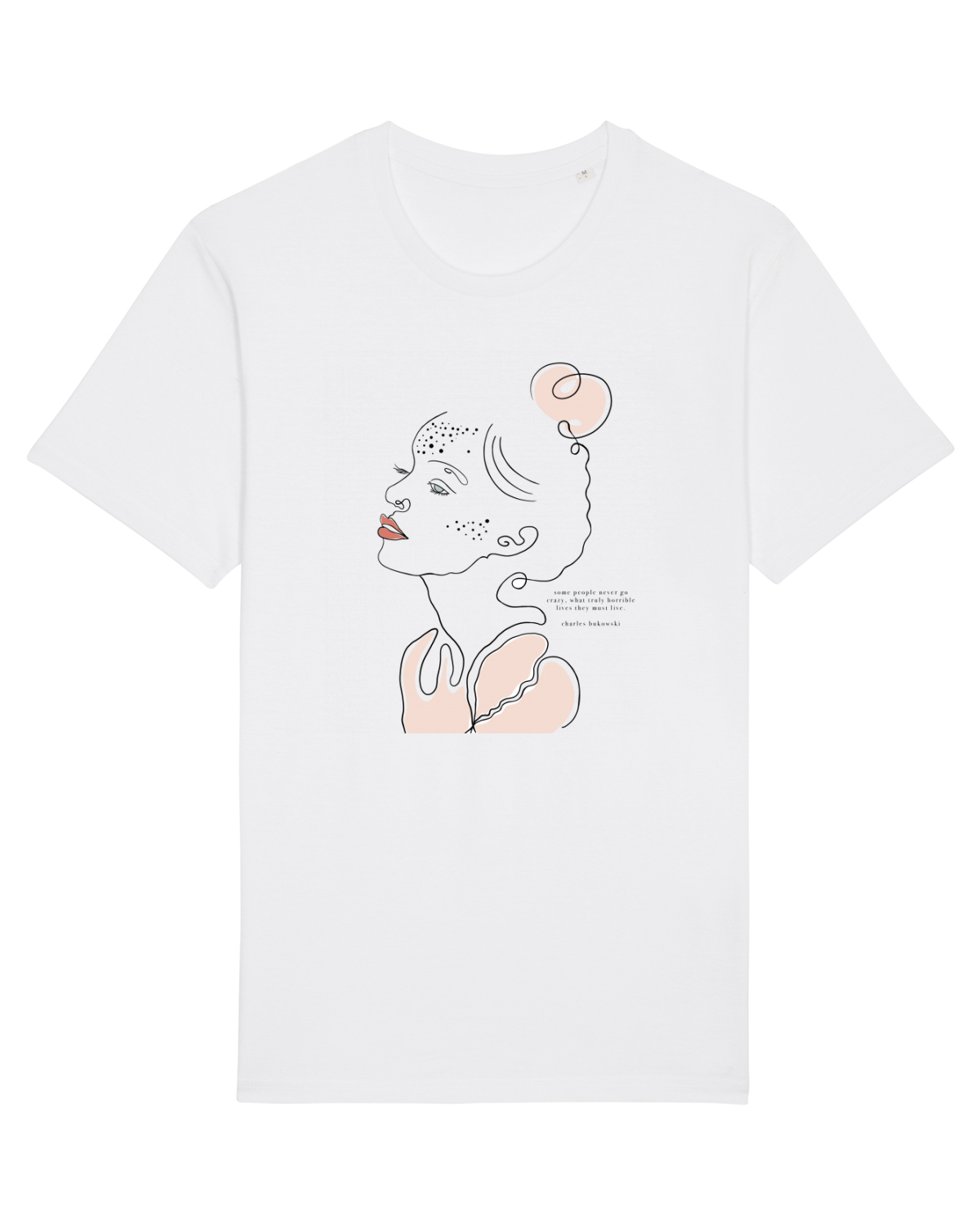 Tricou mânecă scurtă Unisex Rocker White