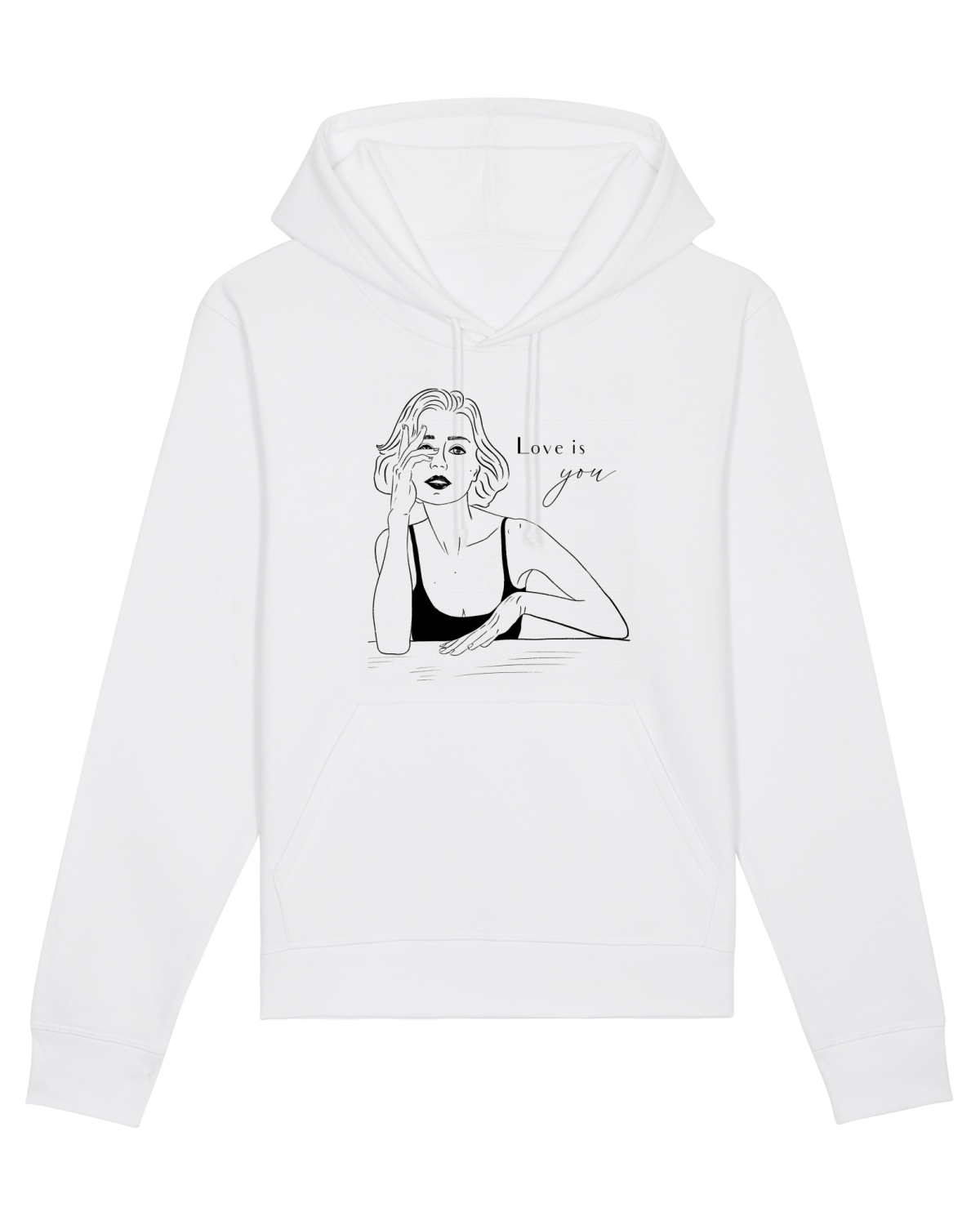 Hanorac Unisex Drummer White