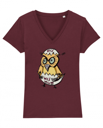 baby owl Burgundy