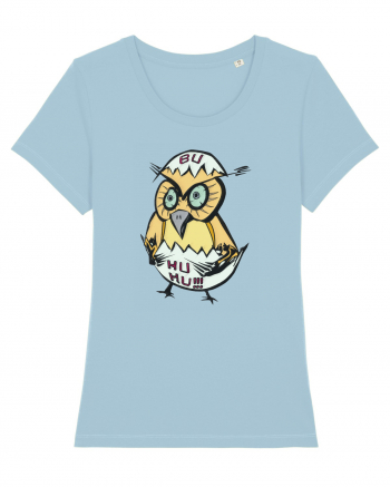 baby owl Sky Blue