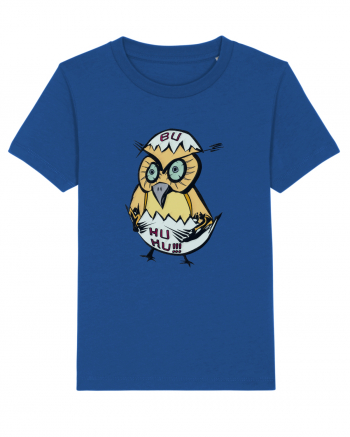 baby owl Majorelle Blue