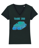 tank you Tricou mânecă scurtă guler V Damă Evoker