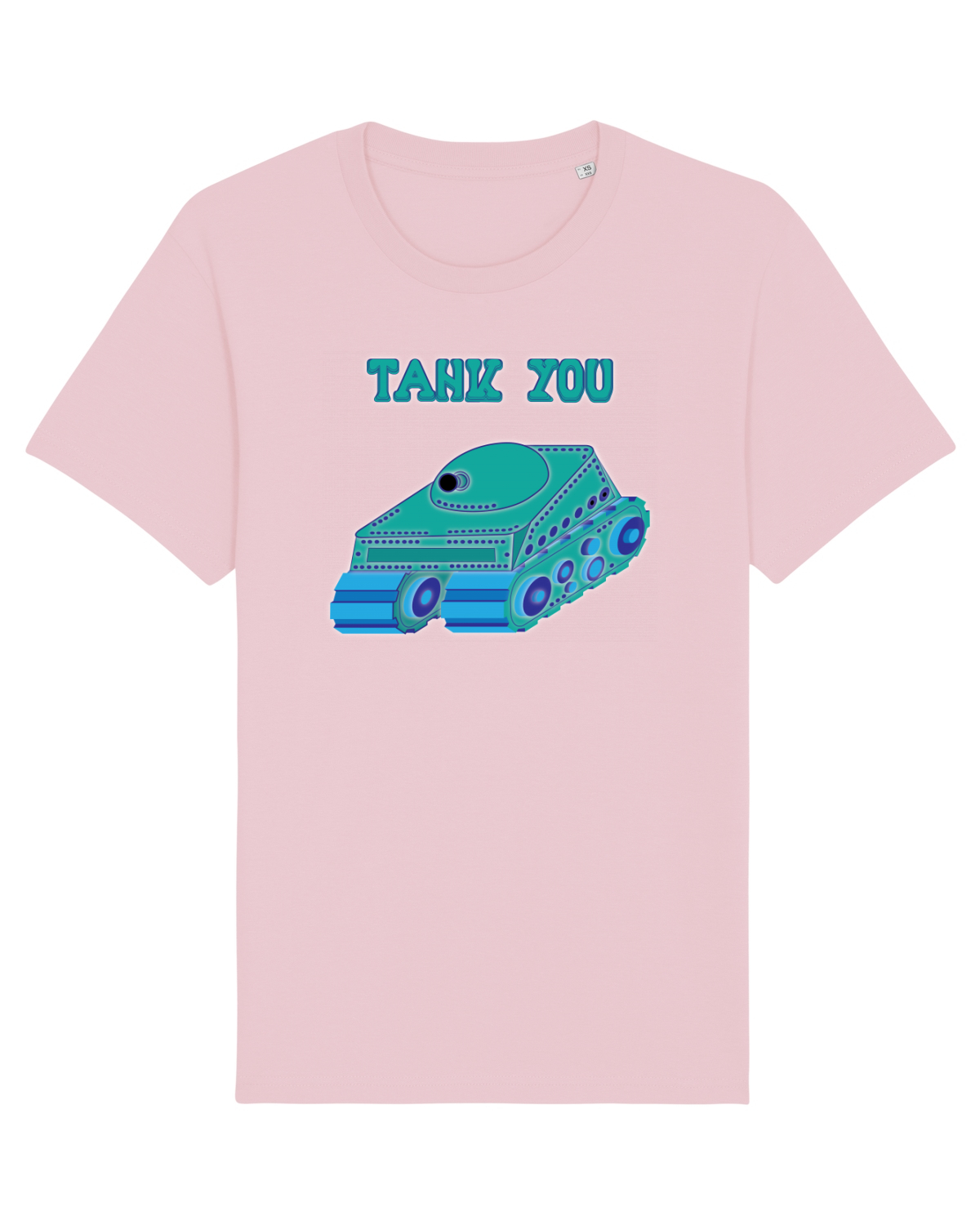Tricou mânecă scurtă Unisex Rocker Cotton Pink