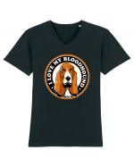 I Love My Bloodhound Tricou mânecă scurtă guler V Bărbat Presenter