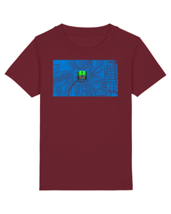 Circuit Board Burgundy