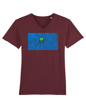 Circuit Board Burgundy