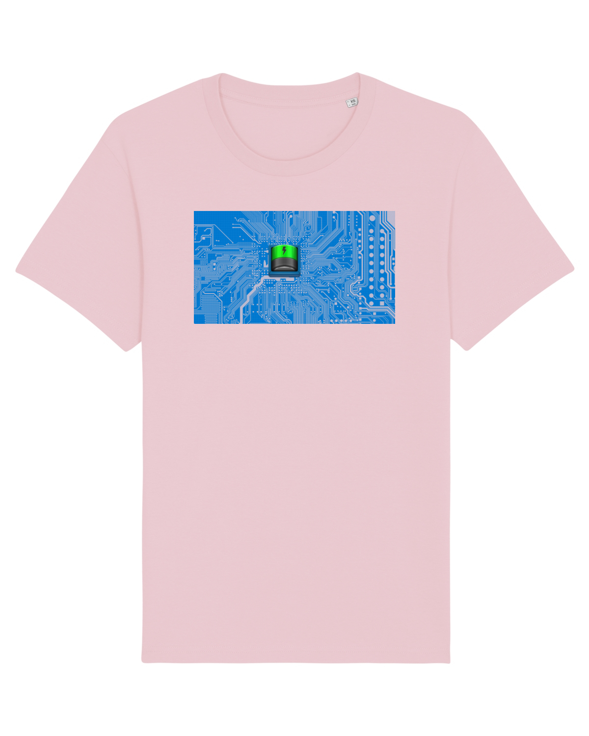 Tricou mânecă scurtă Unisex Rocker Cotton Pink