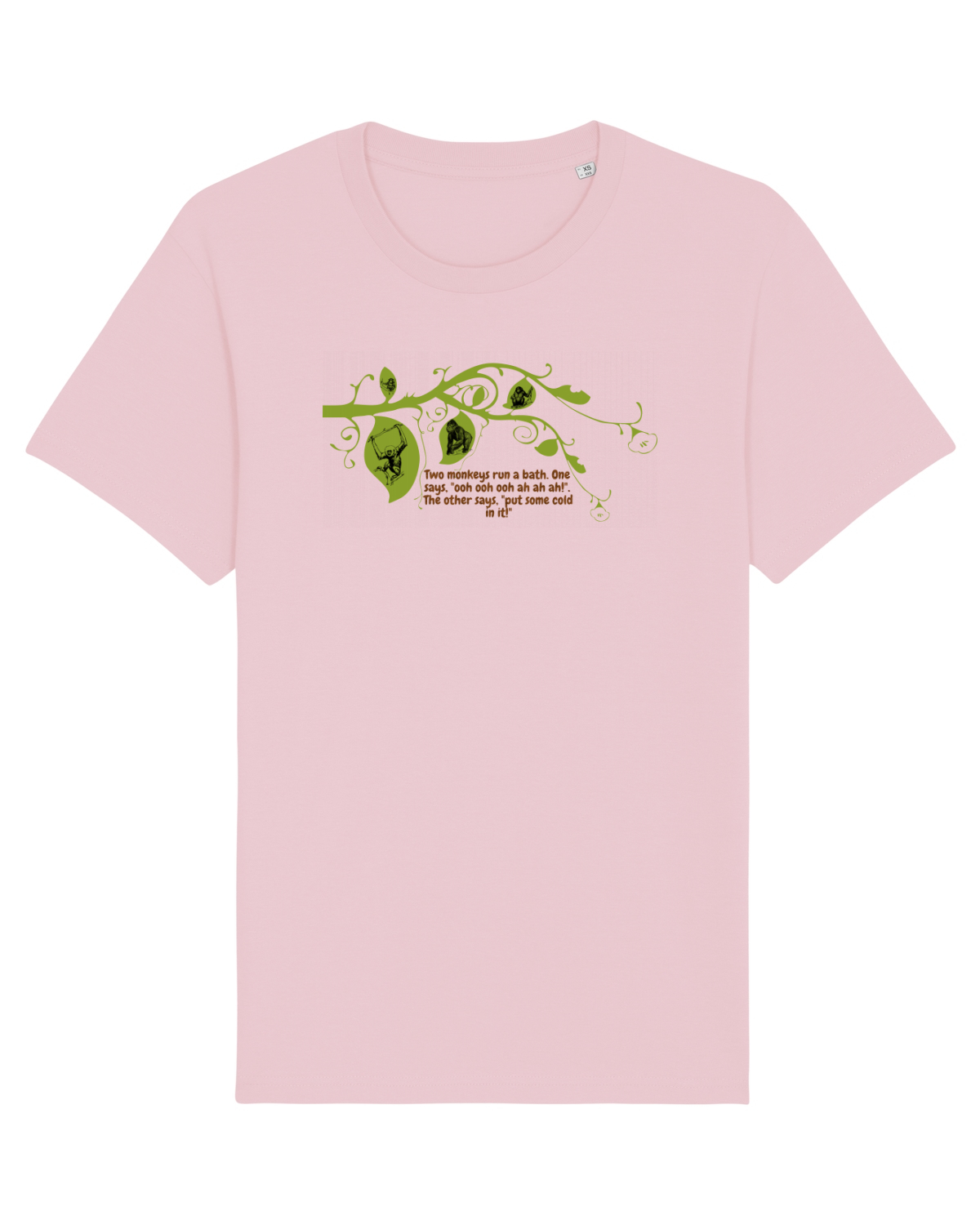 Tricou mânecă scurtă Unisex Rocker Cotton Pink