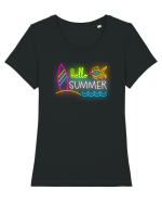 E vara ta Tricou mânecă scurtă guler larg fitted Damă Expresser