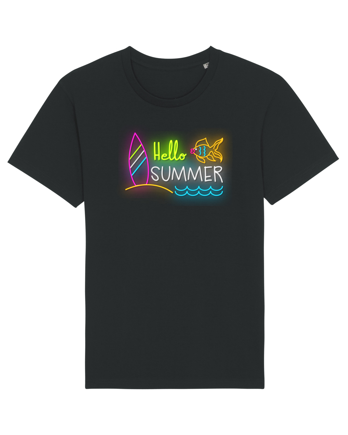 Tricou mânecă scurtă Unisex Rocker Black