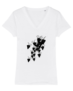 struguri Tricou mânecă scurtă guler V Damă Evoker