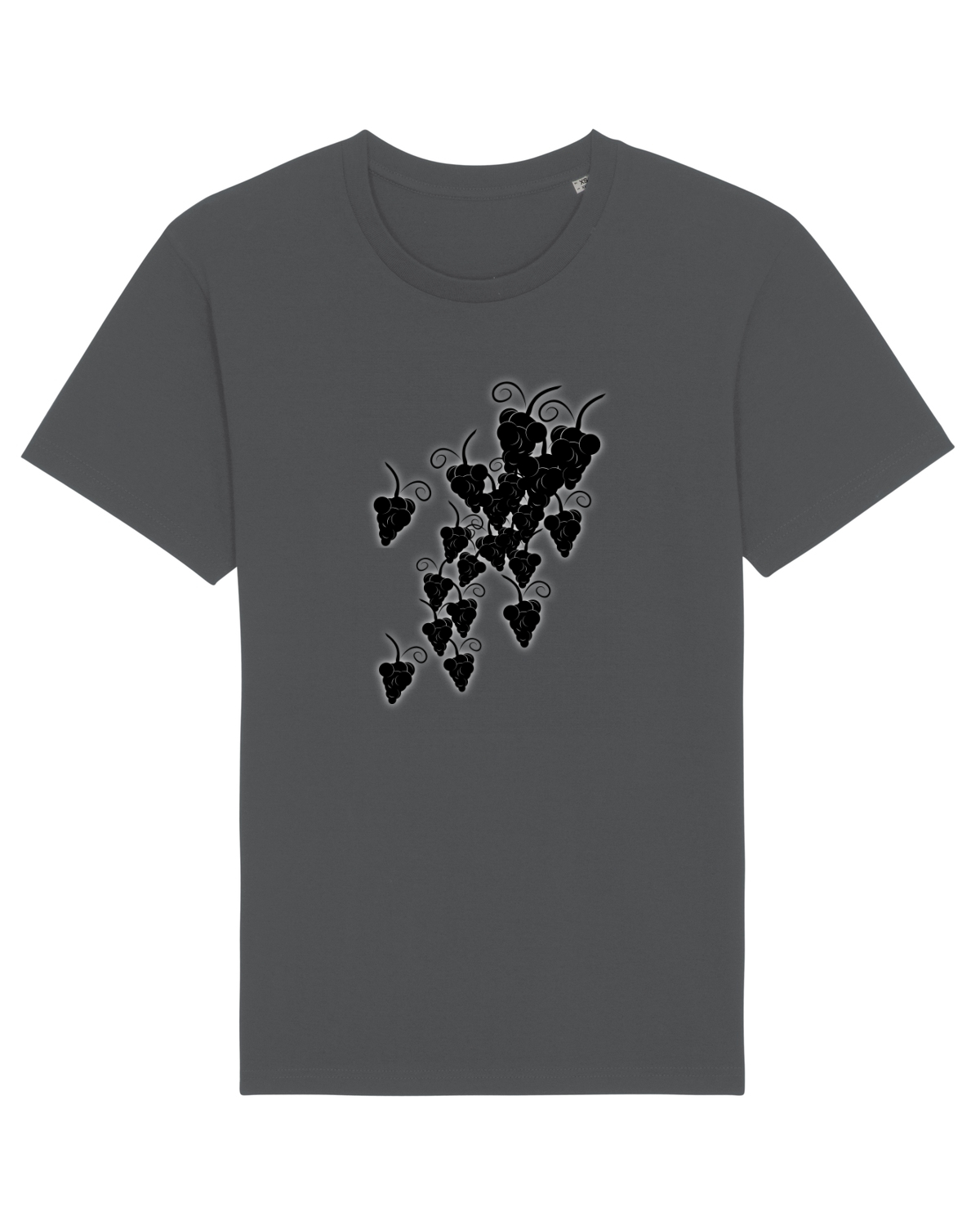 Tricou mânecă scurtă Unisex Rocker Anthracite