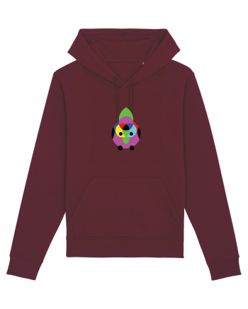 cmyk bird Burgundy