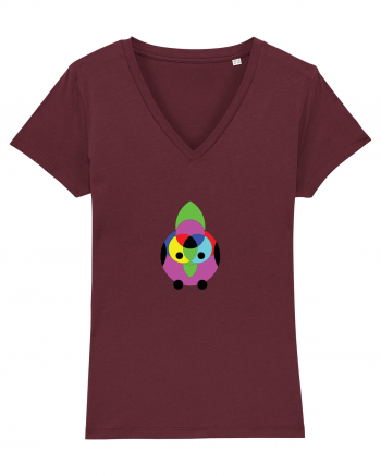 cmyk bird Burgundy