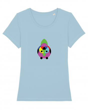 cmyk bird Sky Blue