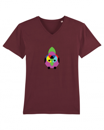 cmyk bird Burgundy