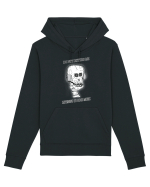 skull listening music Hanorac Unisex Drummer