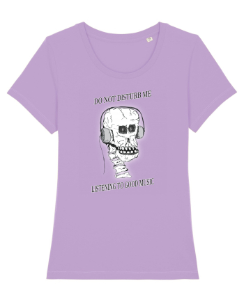 skull listening music Lavender Dawn
