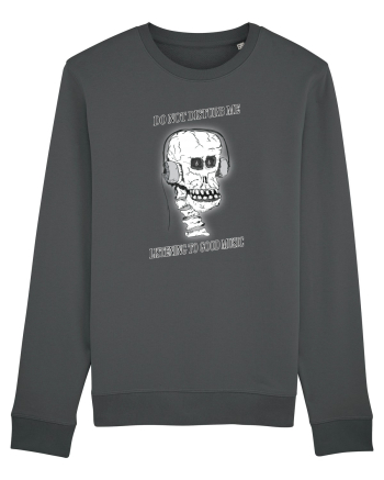 skull listening music Anthracite