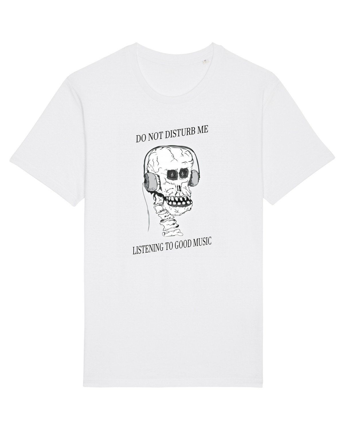Tricou mânecă scurtă Unisex Rocker White