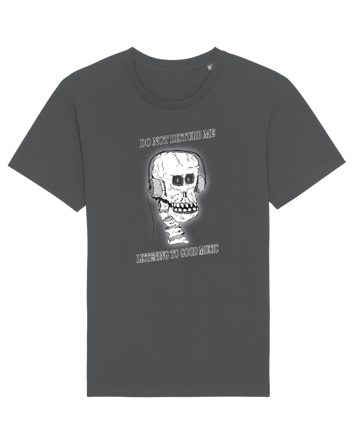Tricou mânecă scurtă Unisex Rocker Anthracite