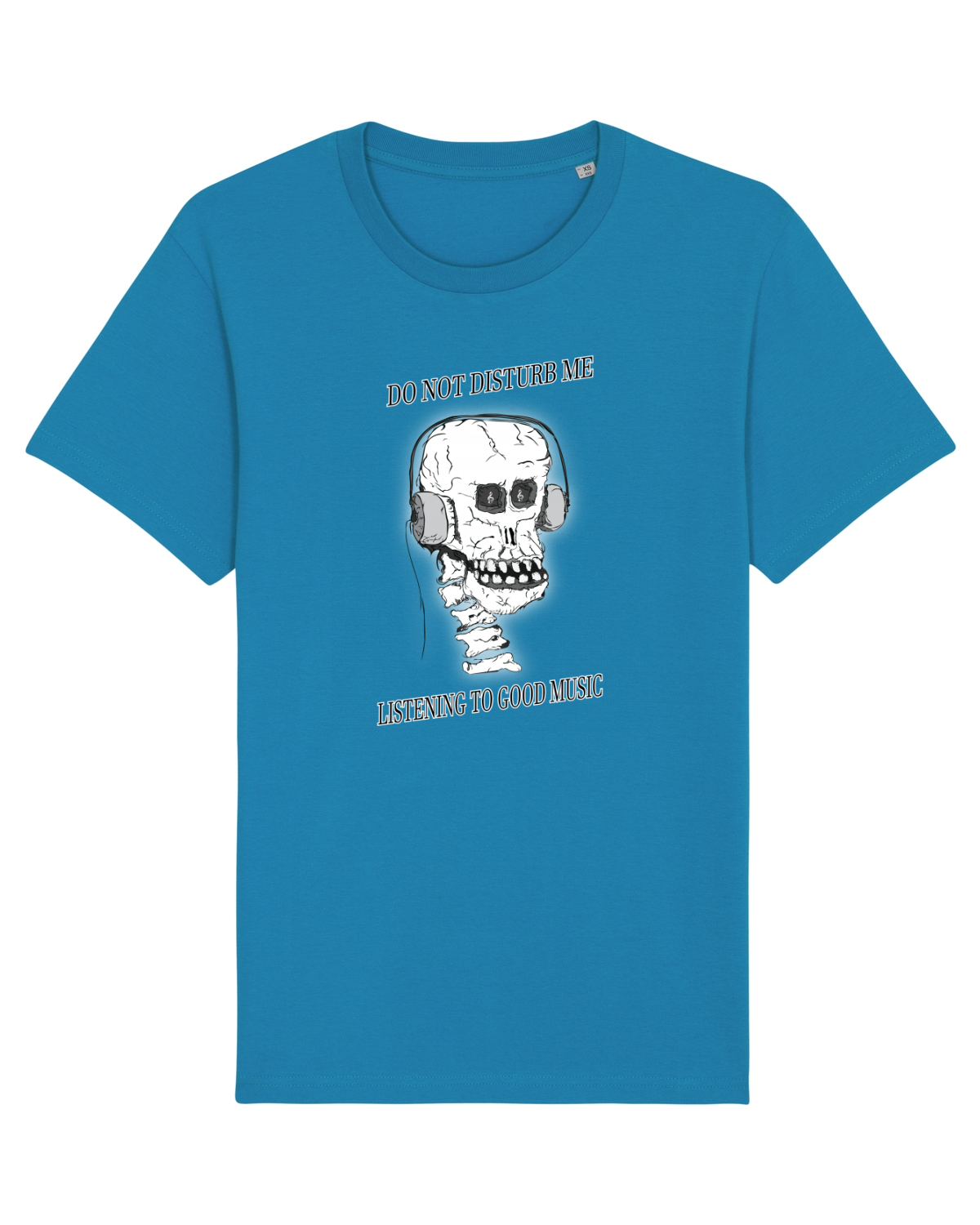 Tricou mânecă scurtă Unisex Rocker Azur