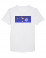 Space Anomaly Tricou mânecă scurtă guler larg Bărbat Skater