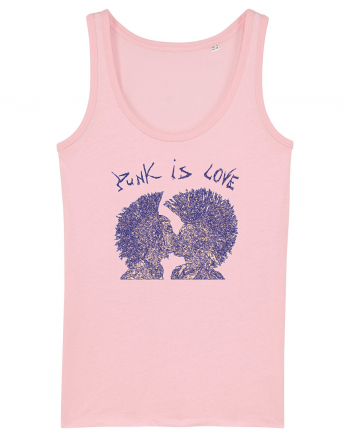 punk is love Cotton Pink