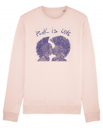 punk is love Bluză mânecă lungă Unisex Rise