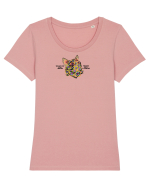 Catnip Tricou mânecă scurtă guler larg fitted Damă Expresser