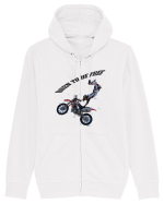 born to be free Hanorac cu fermoar Unisex Connector