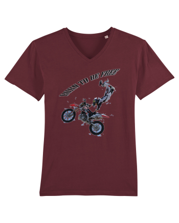 born to be free Burgundy