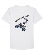 born to be free Tricou mânecă scurtă guler larg Bărbat Skater