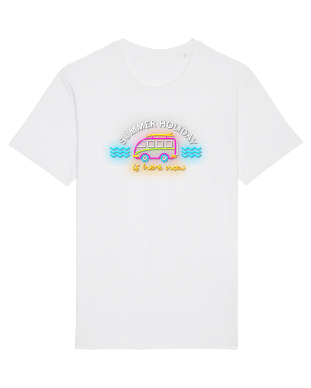 Tricou mânecă scurtă Unisex Rocker White