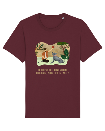 My dog is my best friend 4 Burgundy