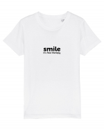 Smile. It's Free Therapy Tricou mânecă scurtă  Copii Mini Creator