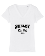 SHELBY COMPANY LIMITED Tricou mânecă scurtă guler V Damă Evoker