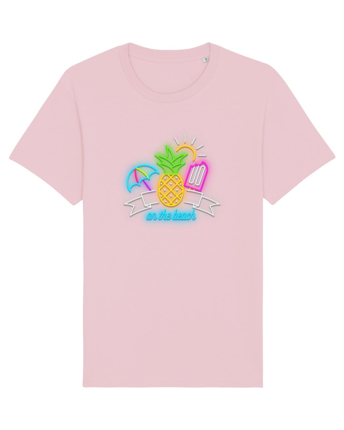 Tricou mânecă scurtă Unisex Rocker Cotton Pink