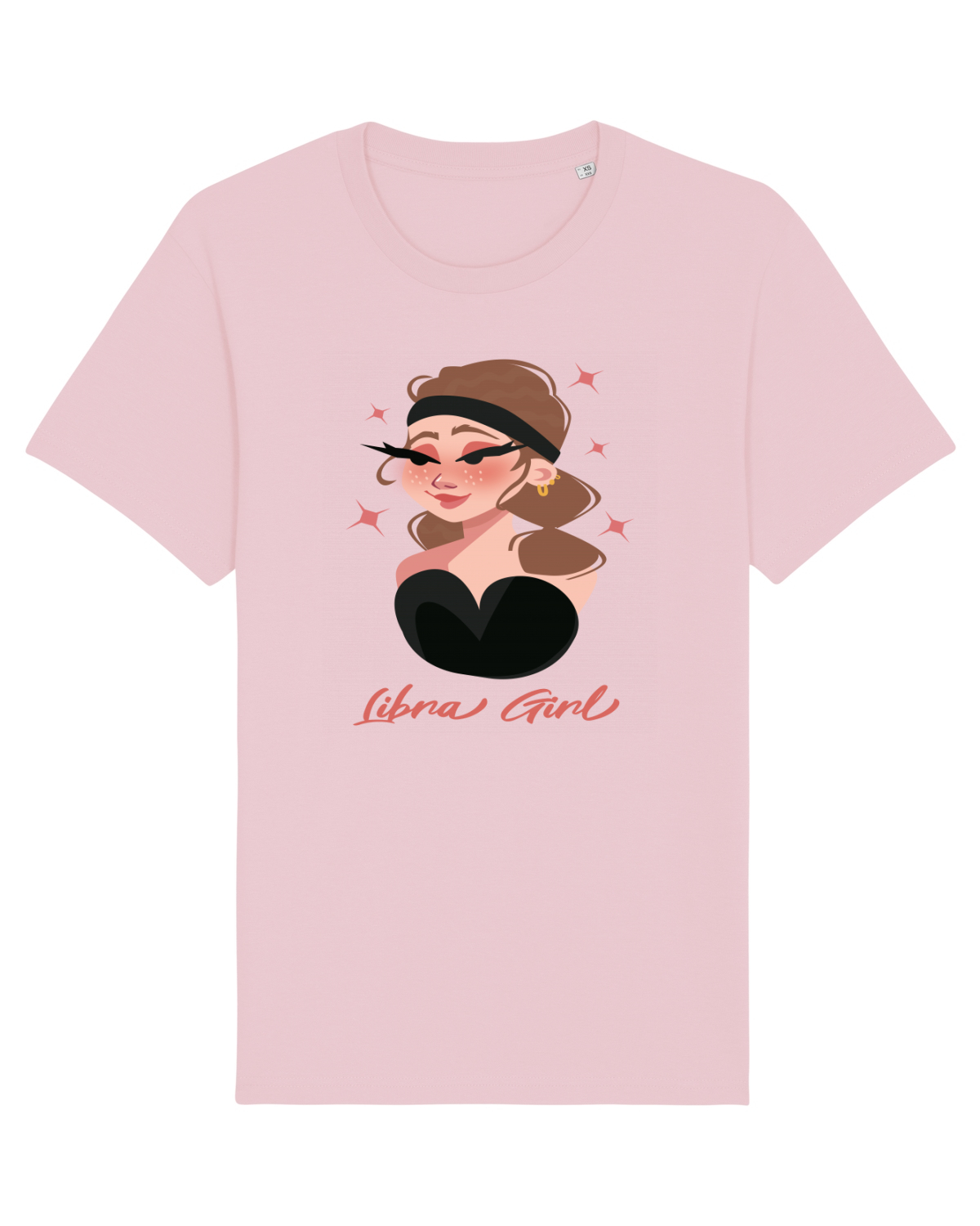 Tricou mânecă scurtă Unisex Rocker Cotton Pink