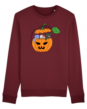 Cute halloween cats Burgundy