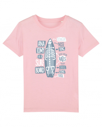 Anatomy Of A Surfboard Cotton Pink