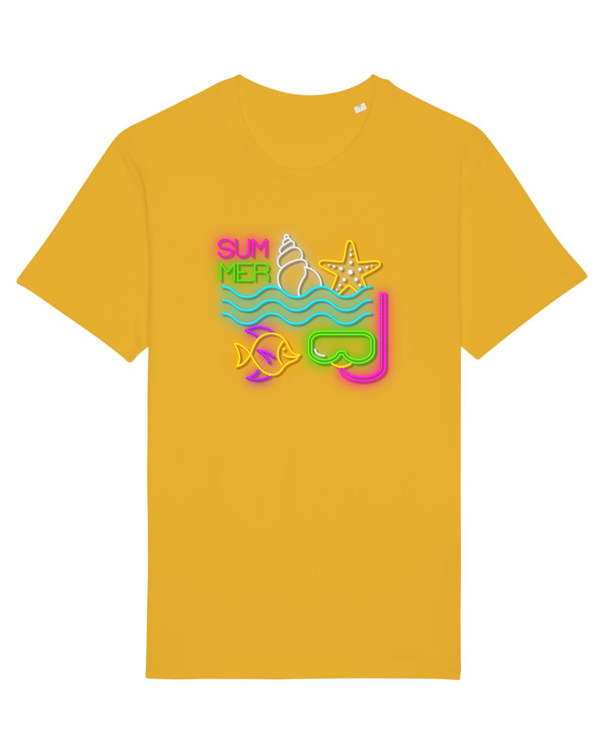 Tricou mânecă scurtă Unisex Rocker Spectra Yellow
