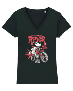 Best Doggy Rider Tricou mânecă scurtă guler V Damă Evoker